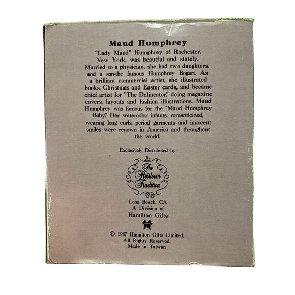 NWB Vintage "Hush A Bye Baby" Hamilton Gift The Heirloom Tradition H5695 - Picture 5 of 6